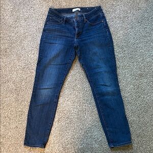 LOFT Dark Blue Skinny Jeans